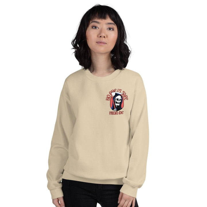 I Fear Nobody(II) Graphic Sweatshirt - Sand - S - ArtyKoala
