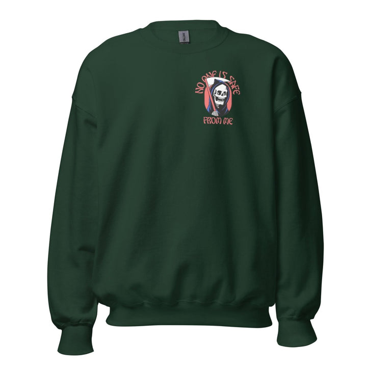 I Fear Nobody(II) Graphic Sweatshirt - Forest Green - S - ArtyKoala