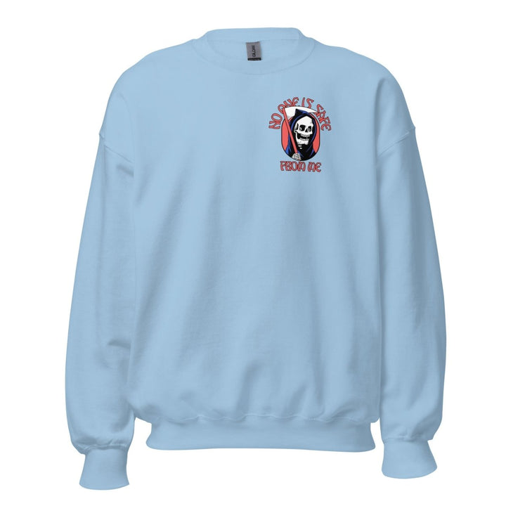 I Fear Nobody(II) Graphic Sweatshirt - Light Blue - S - ArtyKoala