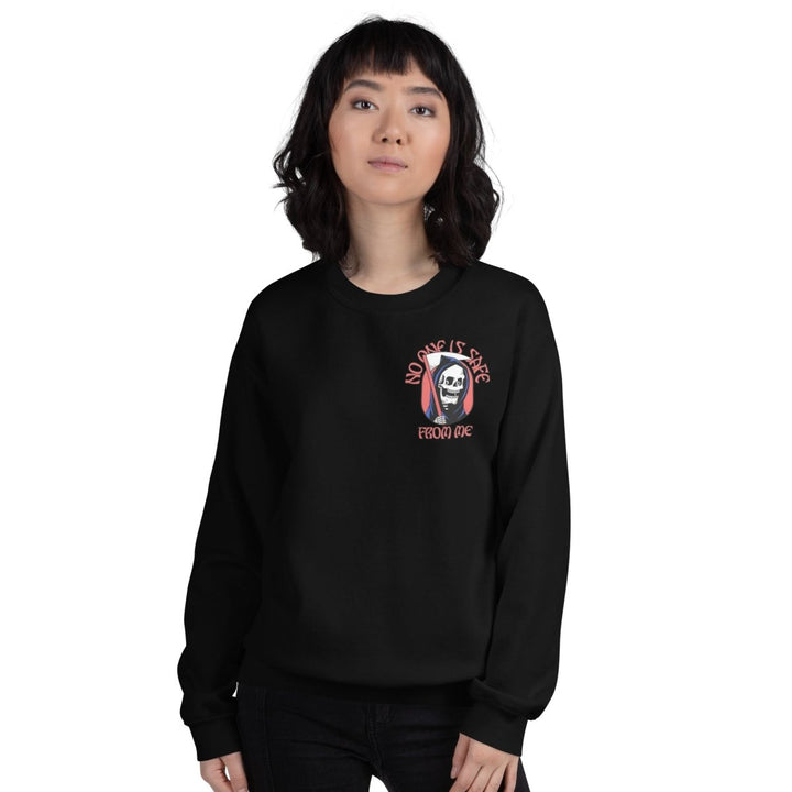 I Fear Nobody(II) Graphic Sweatshirt - Black - S - ArtyKoala