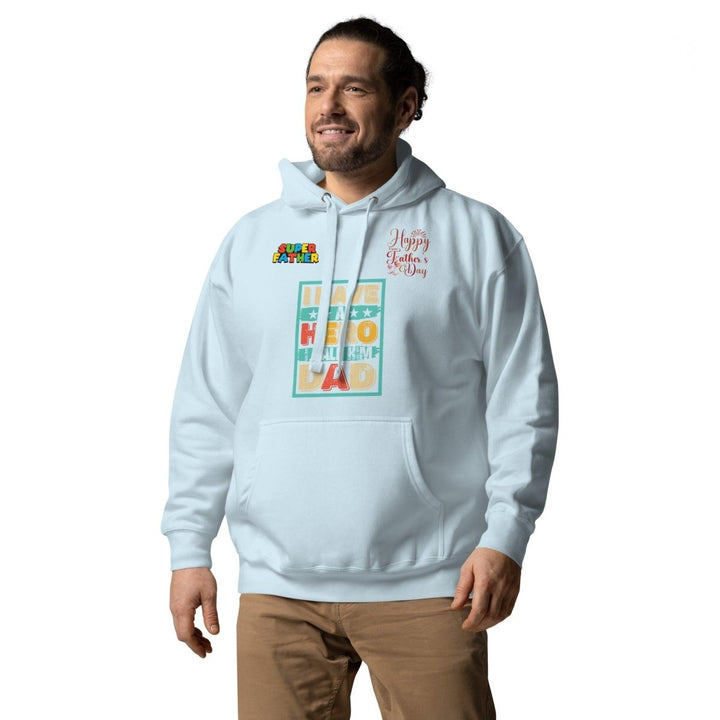 I Have a Hero Dad Graphic Hoodie - Dusty Rose - S - ArtyKoala