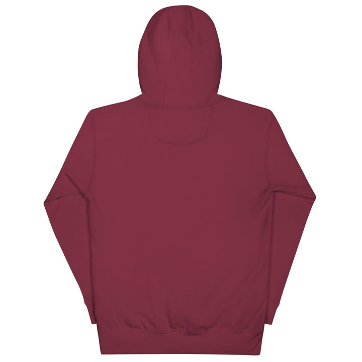 I Love You Astronaut Graphic Hoodie - Maroon - S - ArtyKoala