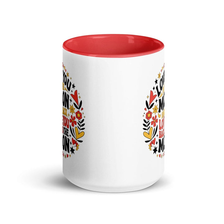 I Love You Back Colorful Print Mug - Blue - 15 oz - ArtyKoala