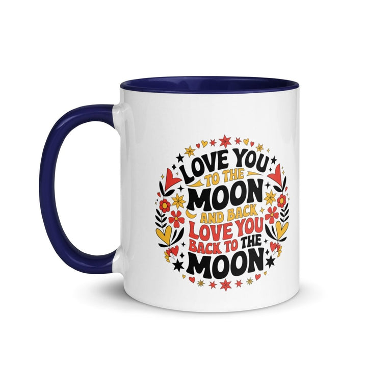 I Love You Back Colorful Print Mug - Green - 11 oz - ArtyKoala