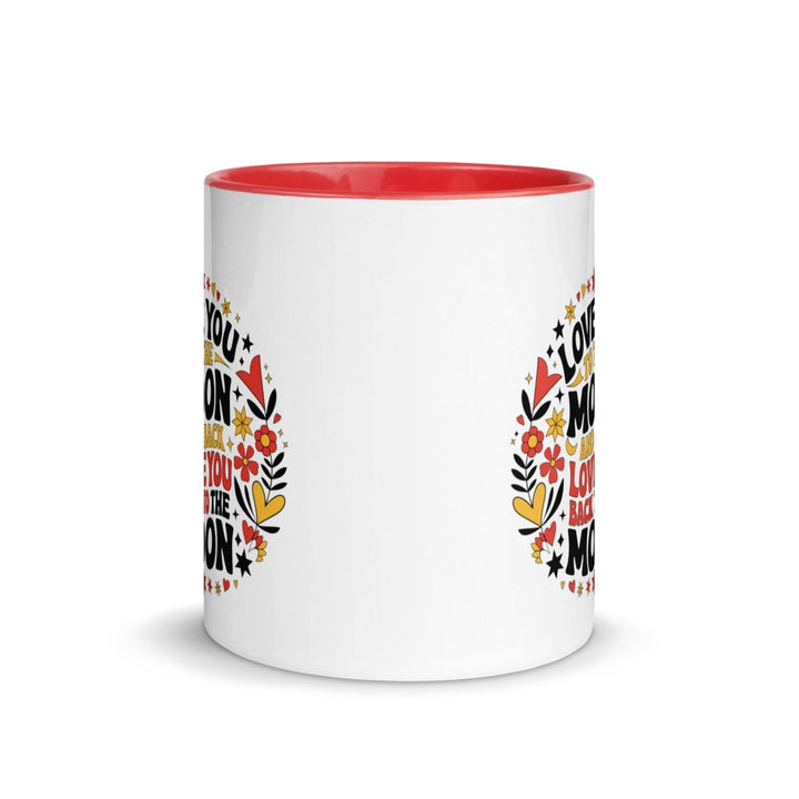 I Love You Back Colorful Print Mug - Yellow - 11 oz - ArtyKoala