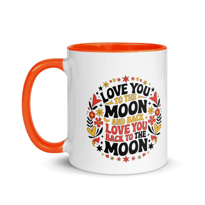 I Love You Back Colorful Print Mug - Pink - 11 oz - ArtyKoala