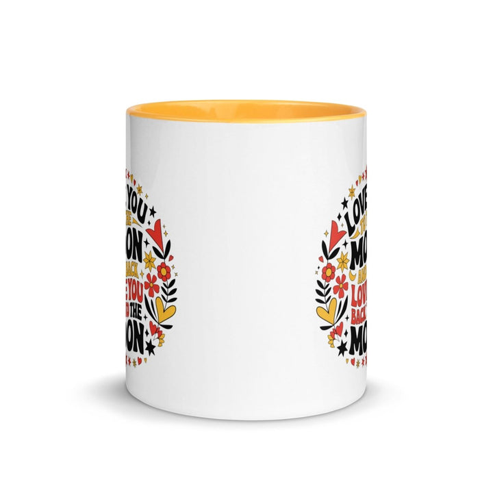 I Love You Back Colorful Print Mug - Orange - 11 oz - ArtyKoala