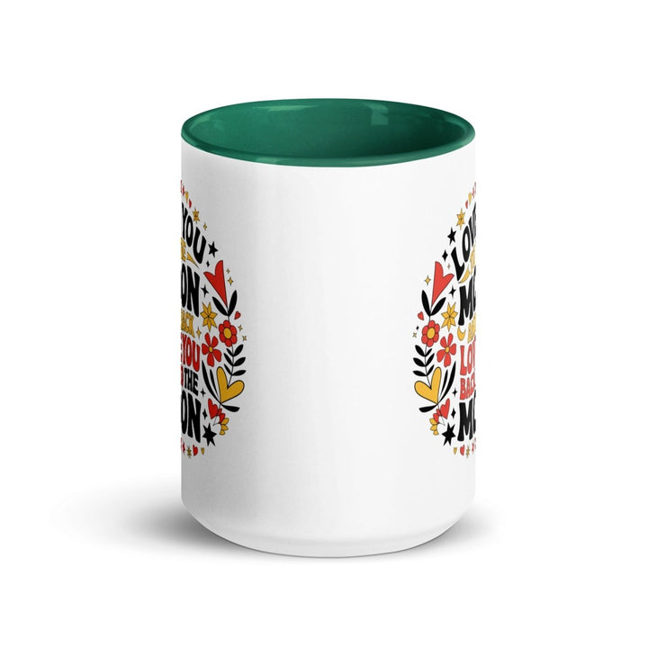 I Love You Back Colorful Print Mug - Red - 15 oz - ArtyKoala