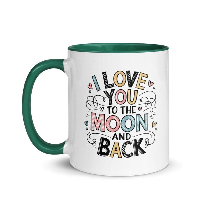 I Love You Typography Colorful Print Mug - Golden Yellow - 11 oz - ArtyKoala