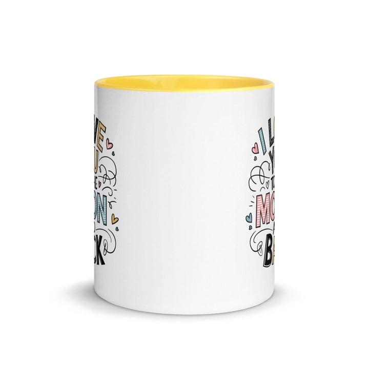 I Love You Typography Colorful Print Mug - Red - 11 oz - ArtyKoala