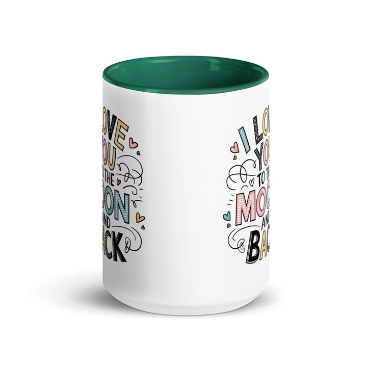 I Love You Typography Colorful Print Mug - Red - 15 oz - ArtyKoala