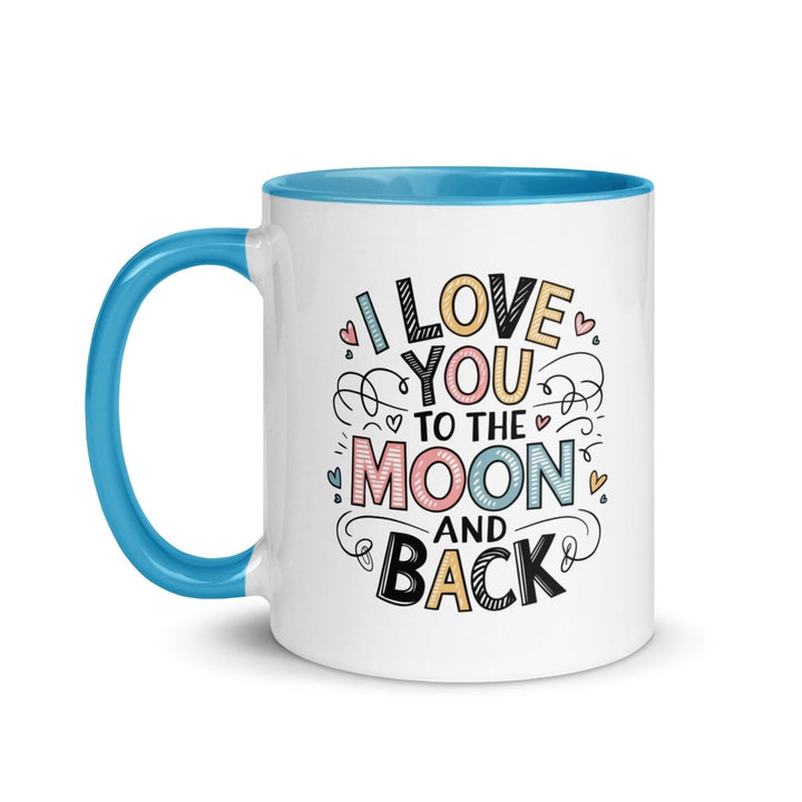 I Love You Typography Colorful Print Mug - Yellow - 11 oz - ArtyKoala