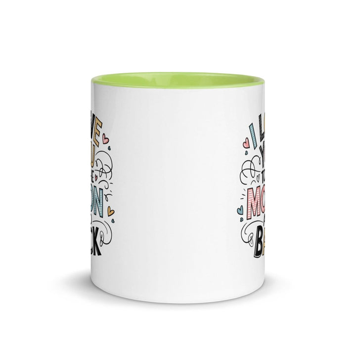 I Love You Typography Colorful Print Mug - Dark green - 11 oz - ArtyKoala
