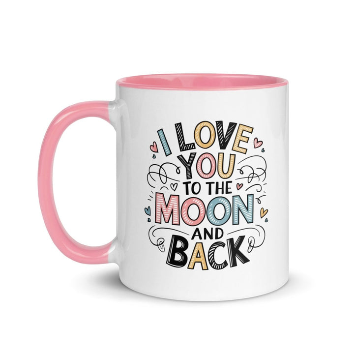 I Love You Typography Colorful Print Mug - Black - 11 oz - ArtyKoala