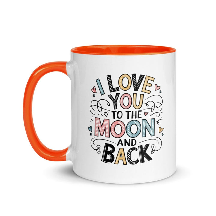 I Love You Typography Colorful Print Mug - Black - 11 oz - ArtyKoala