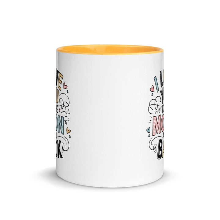 I Love You Typography Colorful Print Mug - Orange - 11 oz - ArtyKoala