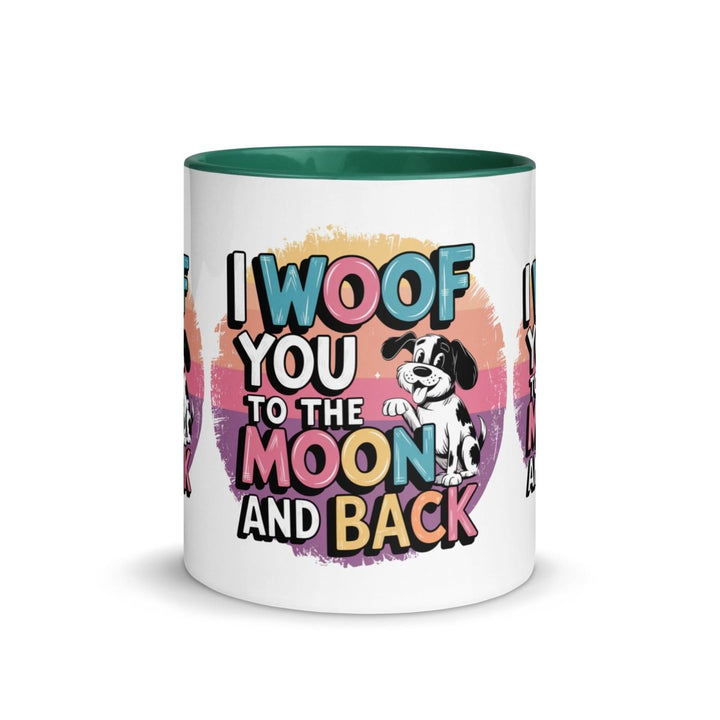 I Woof You Colorful Print Mug - Golden Yellow - 11 oz - ArtyKoala