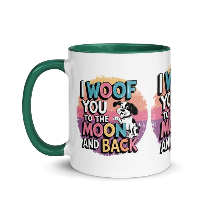 I Woof You Colorful Print Mug - Golden Yellow - 11 oz - ArtyKoala