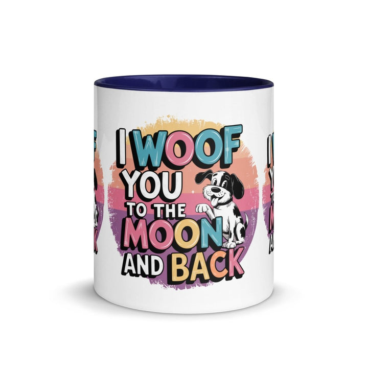 I Woof You Colorful Print Mug - Green - 11 oz - ArtyKoala