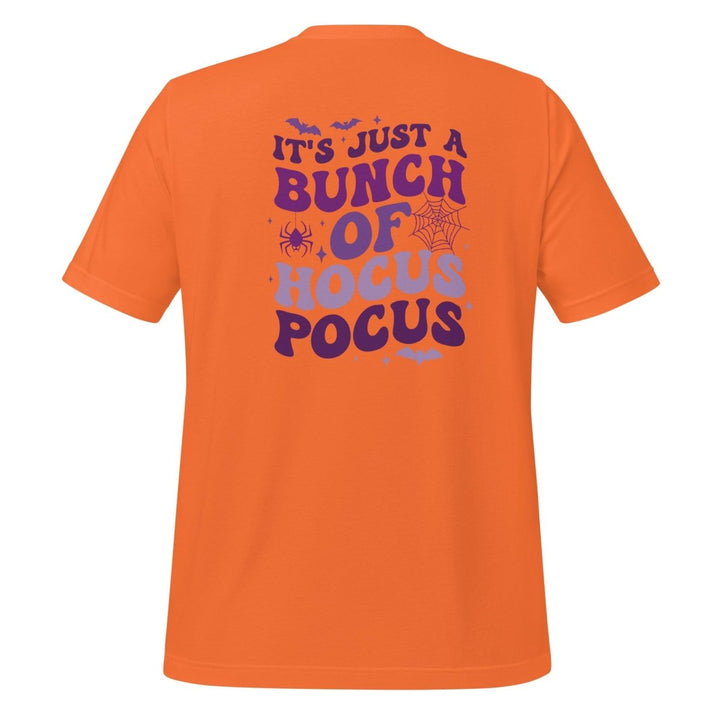 It's Just a Bunch of Hocus Pocus Graphic Tee - Orange - S - ArtyKoala