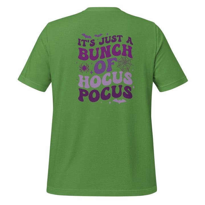 It's Just a Bunch of Hocus Pocus Graphic Tee - Leaf - S - ArtyKoala