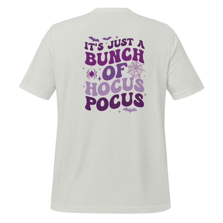 It's Just a Bunch of Hocus Pocus Graphic Tee - Silver - S - ArtyKoala