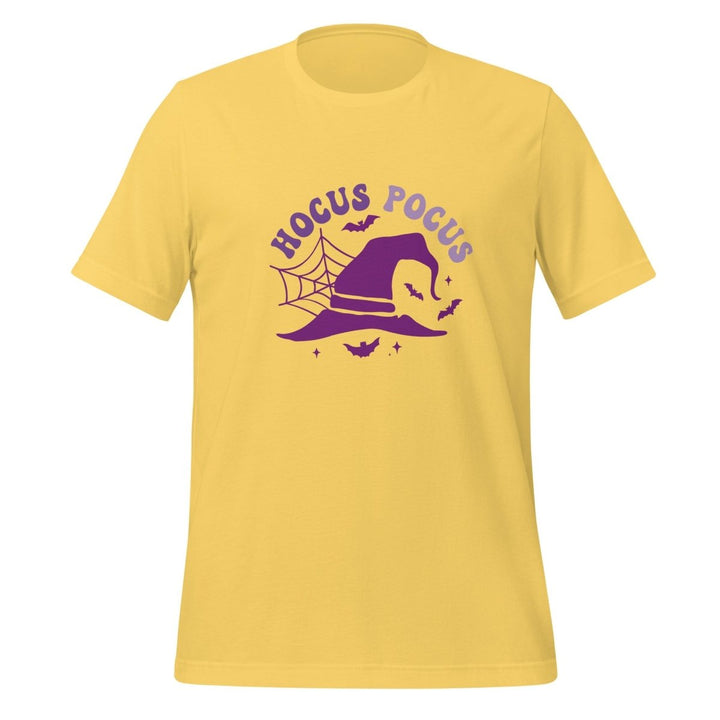 It's Just a Bunch of Hocus Pocus Graphic Tee - Yellow - S - ArtyKoala