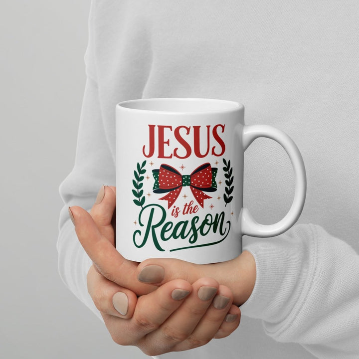 Jesus Reason White glossy mug - 11 oz - ArtyKoala