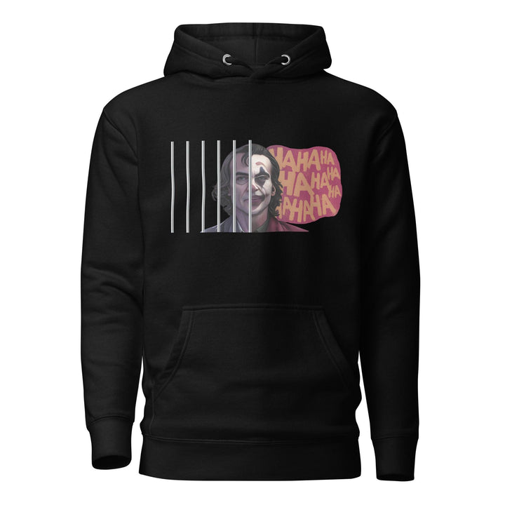 Joker Ahahaha Woman Premium Cotton Hoodie - Black / S - ArtyKoala