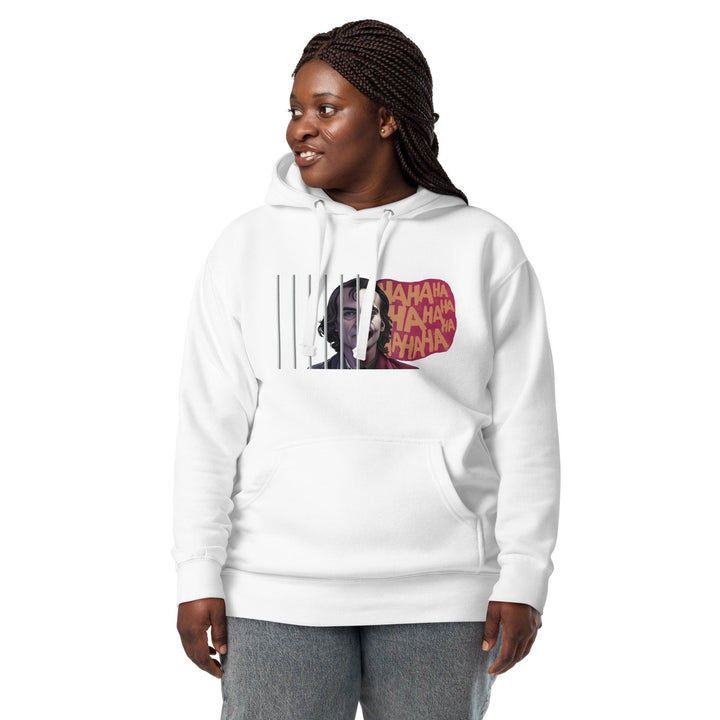 Joker Ahahaha Woman Premium Cotton Hoodie - ArtyKoala