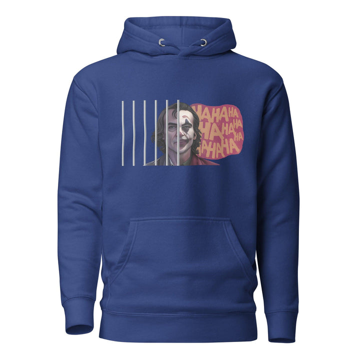 Joker Ahahaha Woman Premium Cotton Hoodie - Team Royal / S - ArtyKoala