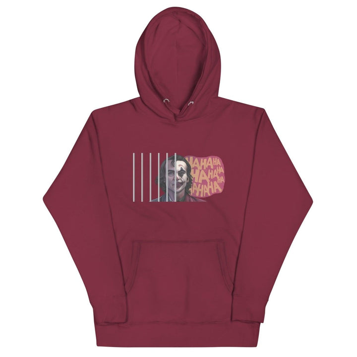 Joker Choose your path Graphic Hoodie - Maroon - S - ArtyKoala