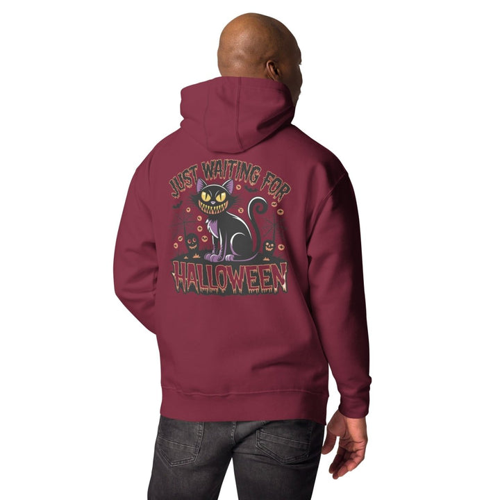 Just Waiting for Halloween Graphic Hoodie - Black - S - ArtyKoala