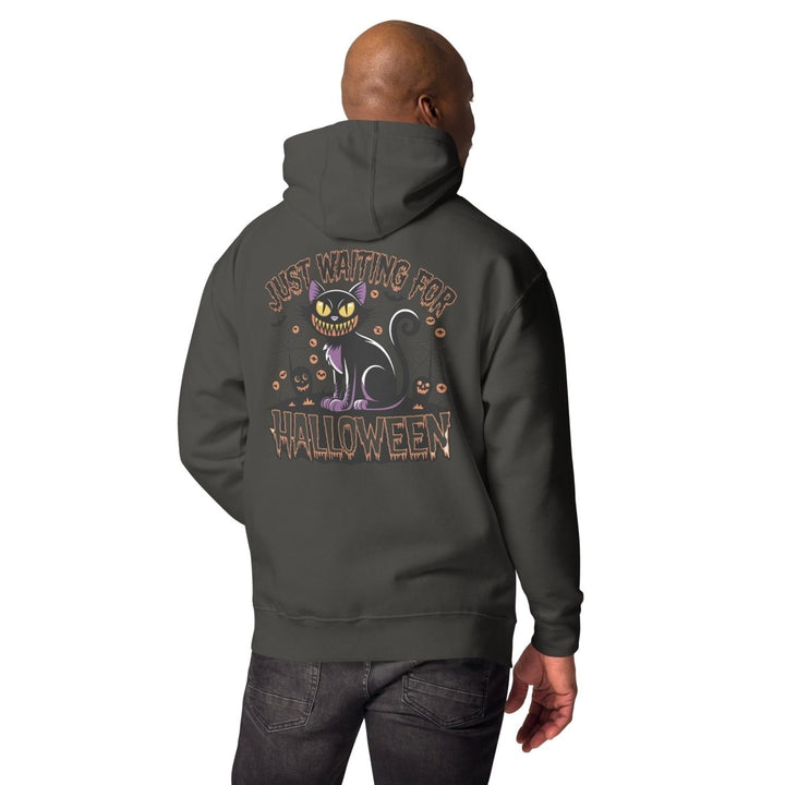 Just Waiting for Halloween Graphic Hoodie - Black - S - ArtyKoala