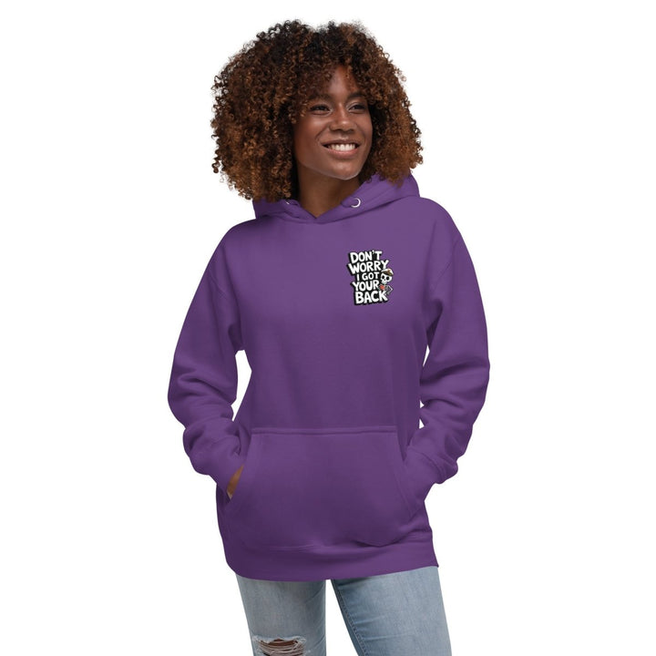 Just Waiting for Halloween Graphic Hoodie - Purple - S - ArtyKoala