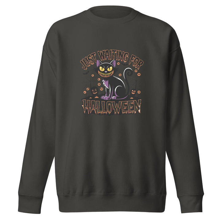 Just Waiting For Halloween Unisex Premium Sweatshirt - ArtyKoala