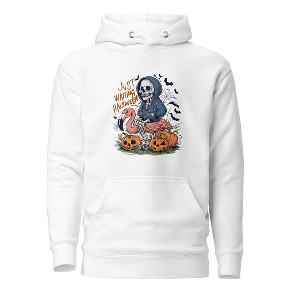 Just Waiting Halloween Graphic Hoodie - Black - S - ArtyKoala