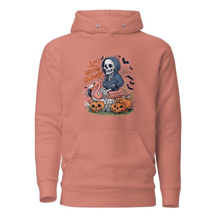 Just Waiting Halloween Graphic Hoodie - Black - S - ArtyKoala