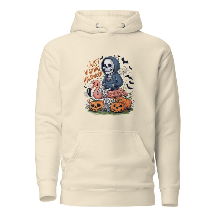 Just Waiting Halloween Graphic Hoodie - Black - S - ArtyKoala
