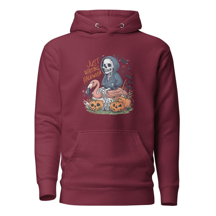 Just Waiting Halloween Graphic Hoodie - Black - S - ArtyKoala
