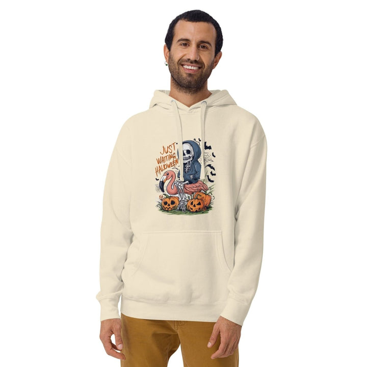 Just Waiting Halloween Graphic Hoodie - Black - S - ArtyKoala