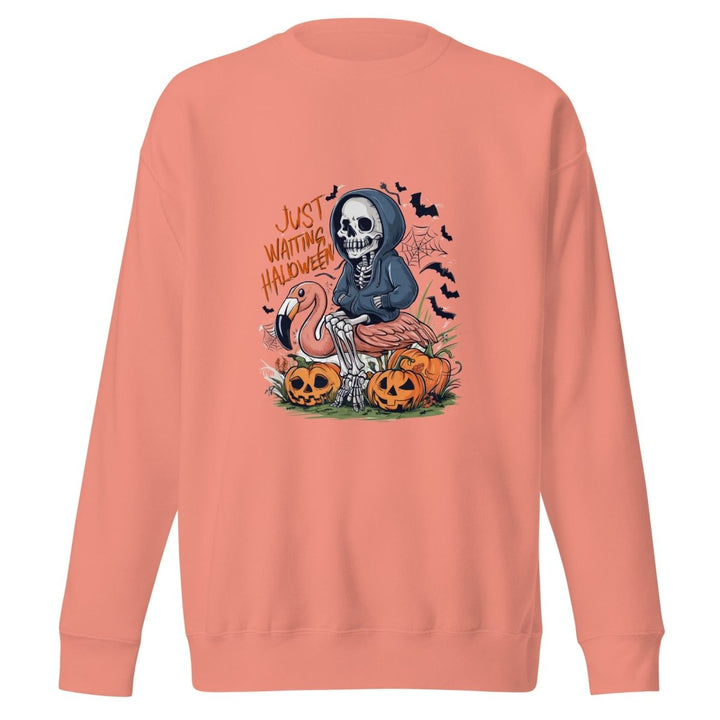 Just Waiting Halloween Graphic Sweatshirt - Black - S - ArtyKoala