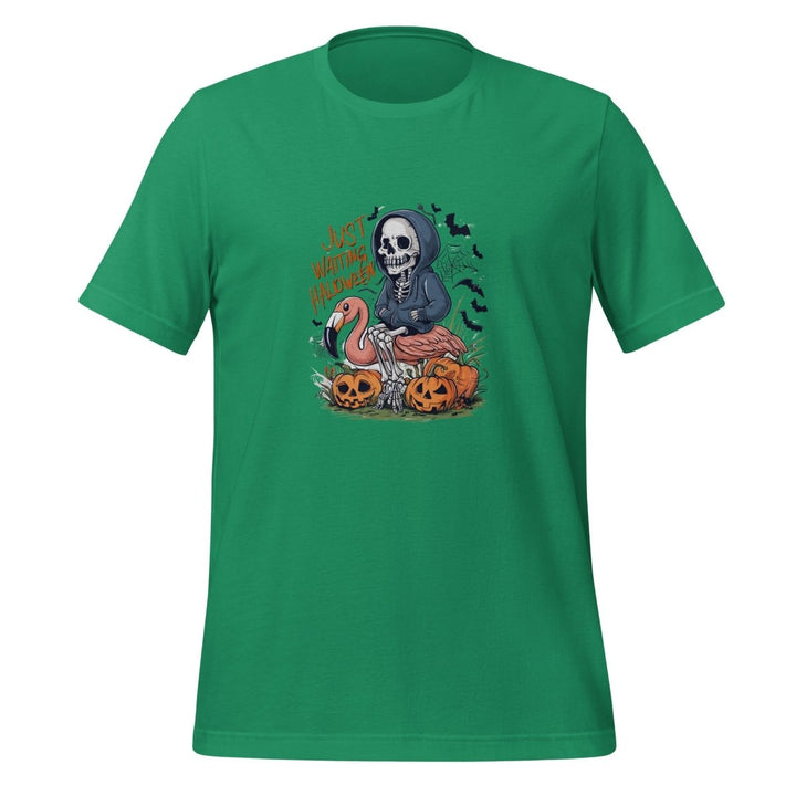 Just Waiting Halloween Graphic Tee - Kelly - XS - ArtyKoala