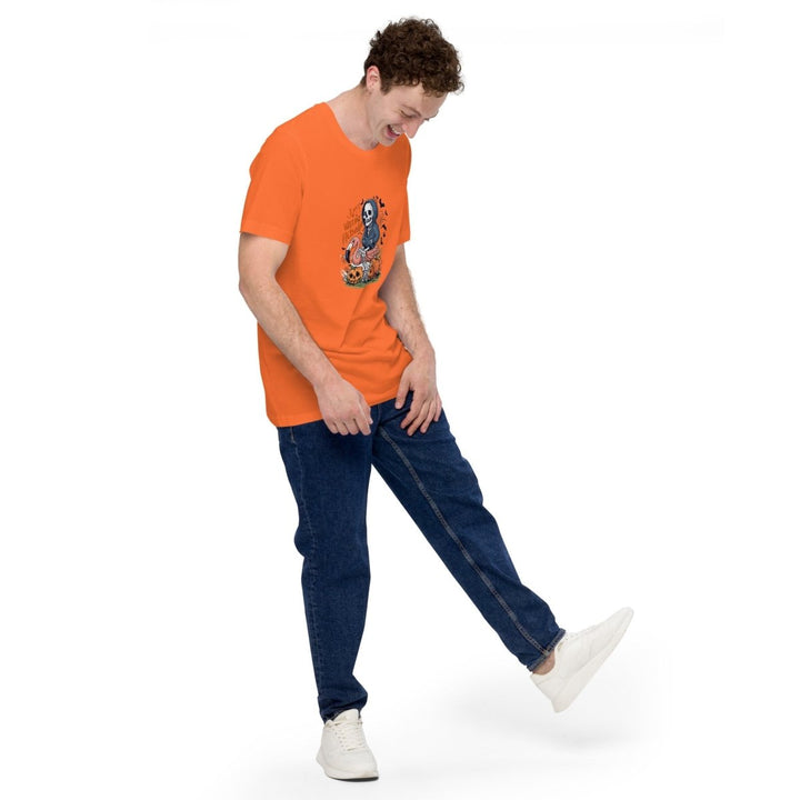 Just Waiting Halloween Graphic Tee - Black - XS - ArtyKoala