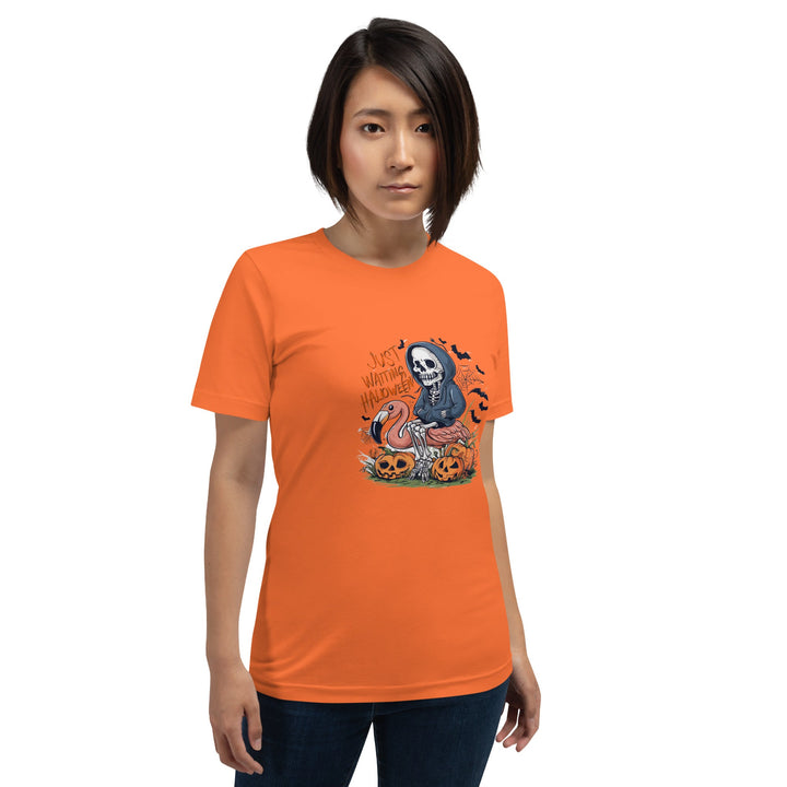 Just Waiting Halloween Unisex Premium T-shirt - ArtyKoala