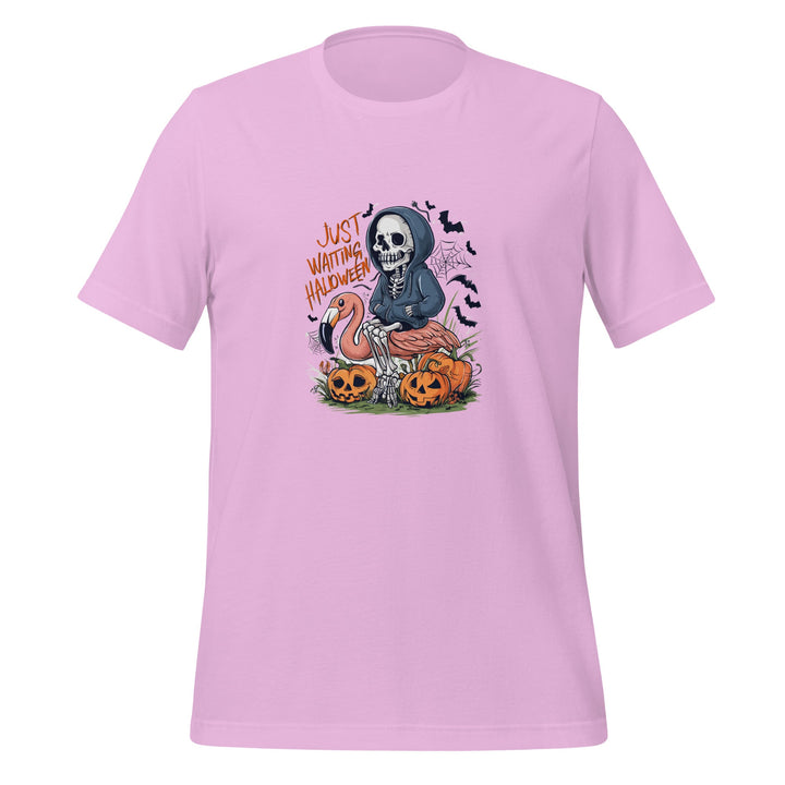 Just Waiting Halloween Unisex Premium T-shirt - Lilac / S - ArtyKoala