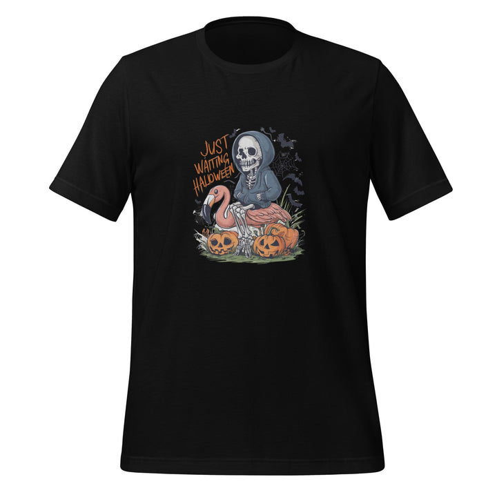 Just Waiting Halloween Unisex Premium T-shirt - Black / XS - ArtyKoala