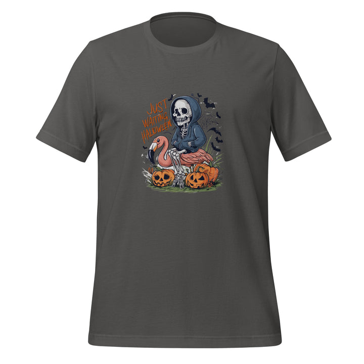 Just Waiting Halloween Unisex Premium T-shirt - Asphalt / S - ArtyKoala