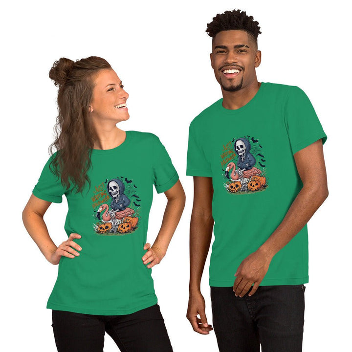 Just Waiting Halloween Unisex Premium T-shirt - ArtyKoala