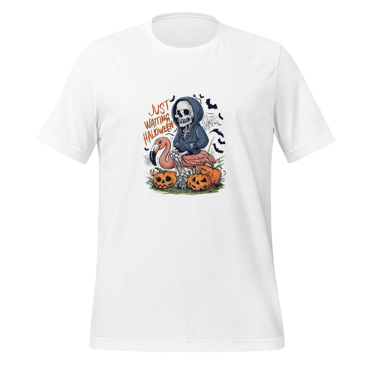 Just Waiting Halloween Unisex Premium T-shirt - Black / XS - ArtyKoala